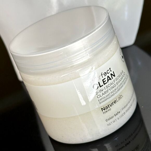 NEW NatureLab Perfect Clean 2 in 1 Scalp Scrub & Clarifying Shampoo Full Size - Picture 7 of 12